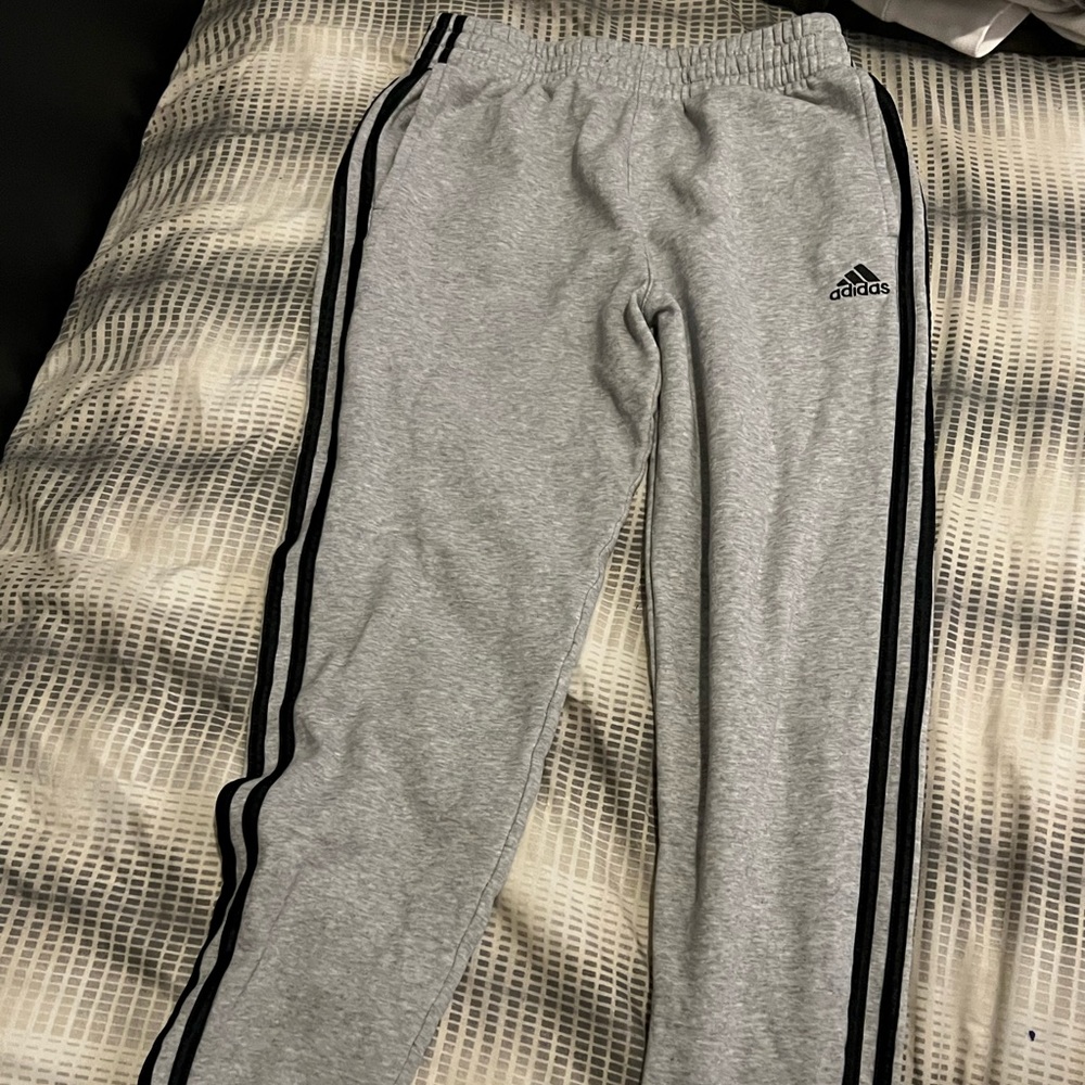 Grey, dark grey and black Adidas jogger pants size XL(18/20) amazing condition